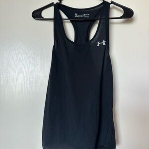 Under Armour Black Fitted Tank Top